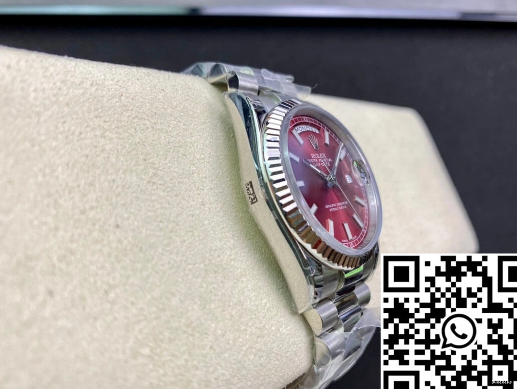 EW Date Factory 18k Day 118239 Rolex White Gold 0325